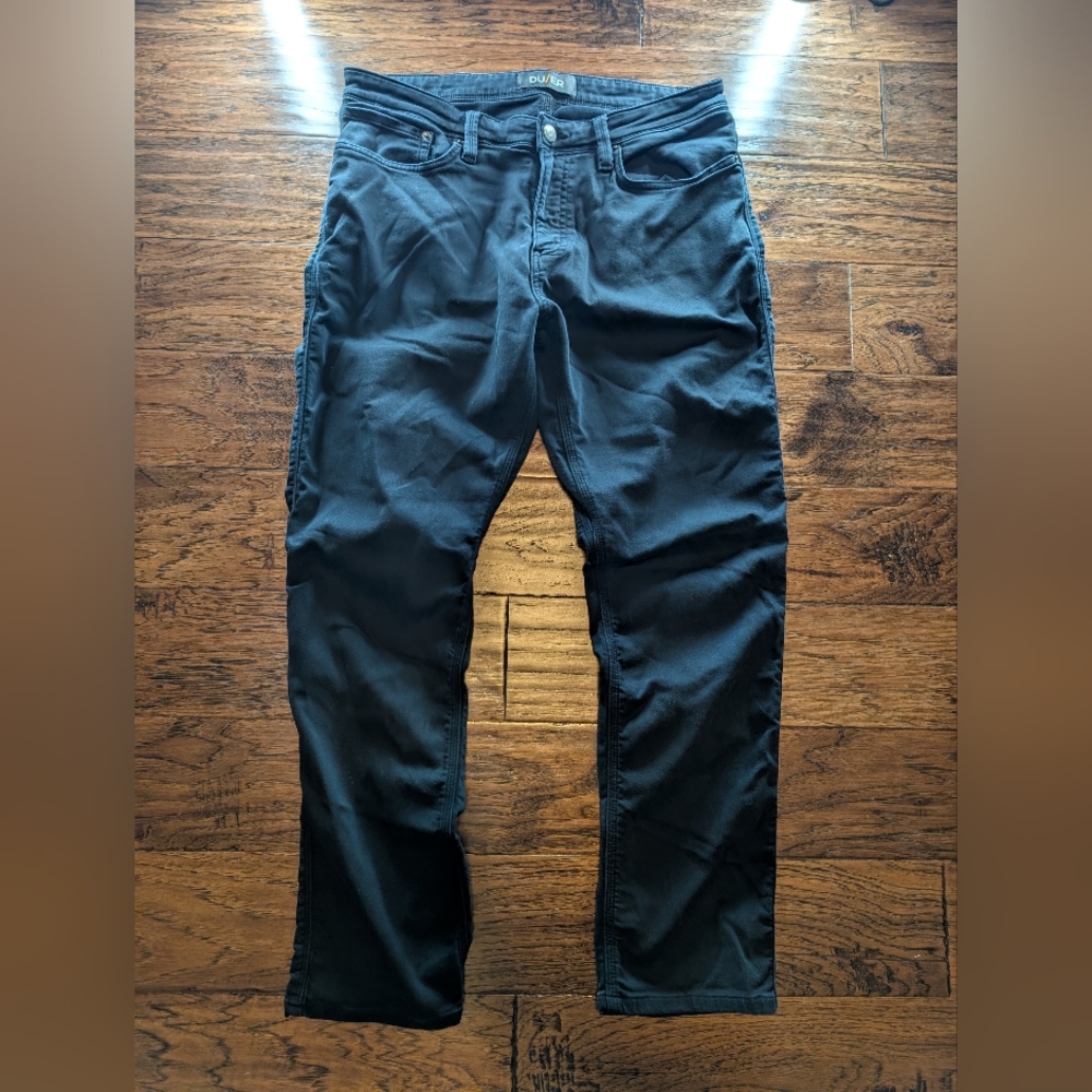 DU/ER N2X Relaxed Taper Men's Black Pants